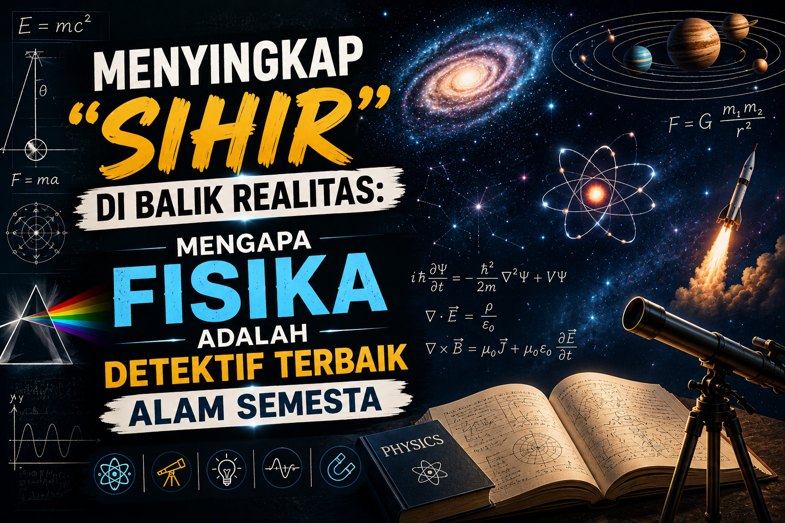 MENYINGKAP "SIHIR" DI BALIK REALITAS: MENGAPA FISIKA ADALAH DETEKTIF TERBAIK ALAM SEMESTA