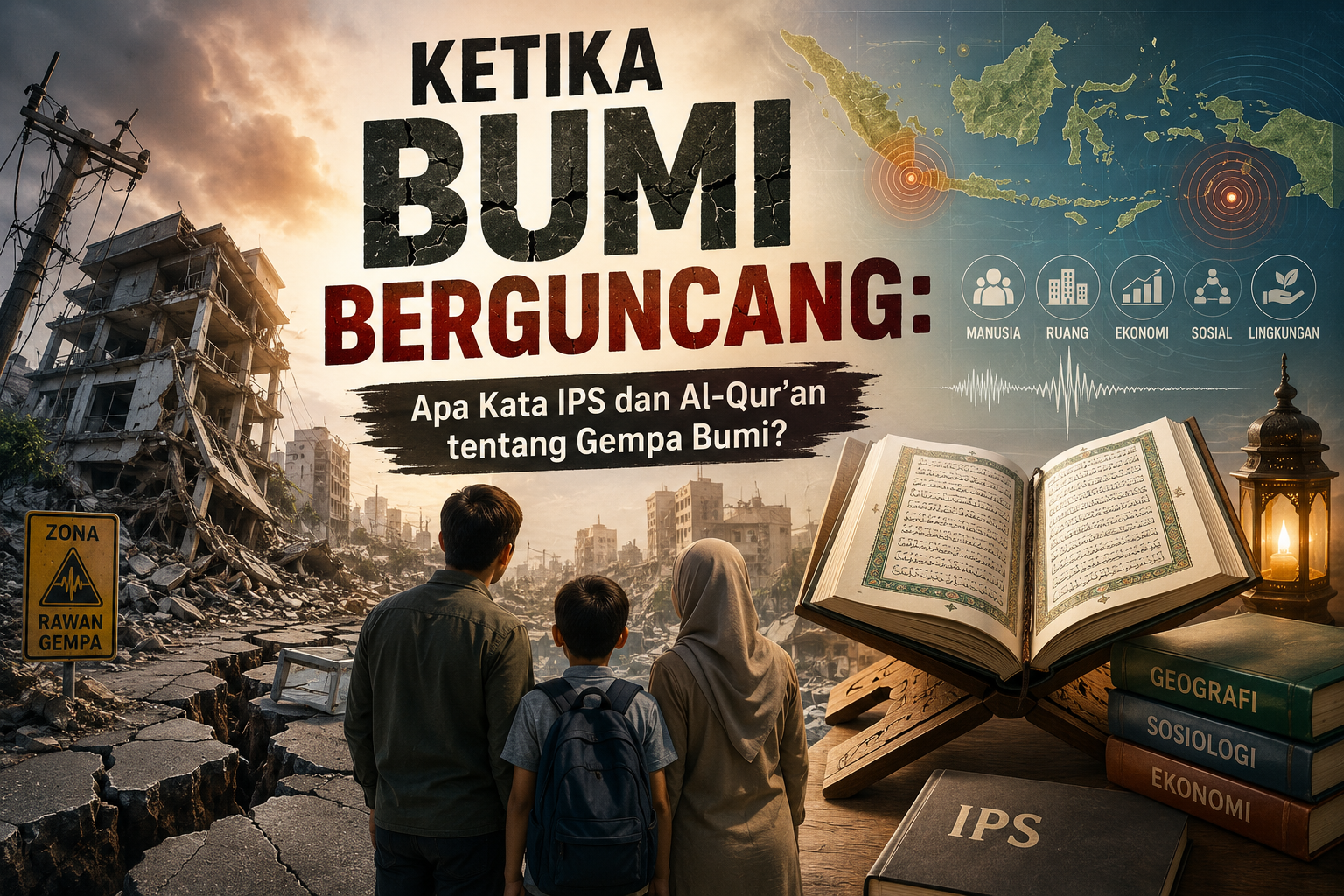 Ketika Bumi Berguncang: Apa Kata IPS dan Al-Qur’an tentang Gempa Bumi?